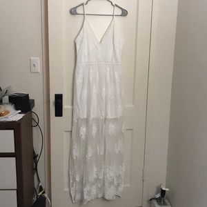 New Socialite White Dress Sz M